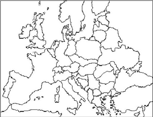mapa mut Europa política amb errors